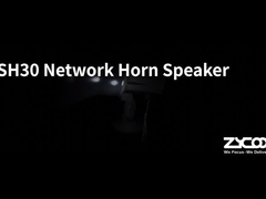 ZYCOO SH30 IP PA স্পিকার সিস্টেম IP65 জলরোধী রাউন্ড হর্ন স্পিকার