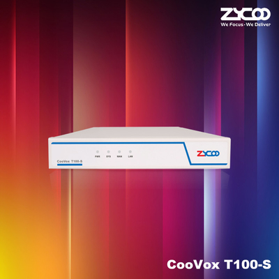 স্কুল অফিসের জন্য T100S VoIP IPPBX এন্টারপ্রাইজ সিস্টেম এসআইপি ট্রাঙ্ক 3য় পক্ষ সামঞ্জস্যপূর্ণ