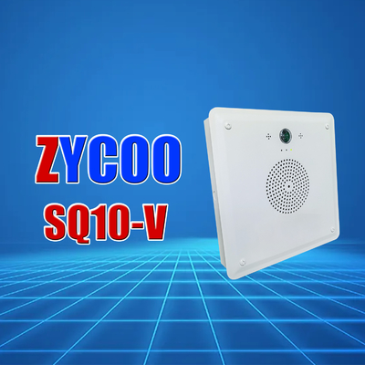 8Ω 10W IP নেটওয়ার্ক স্পিকার স্কয়ার সারফেস মাউন্ট করা স্পিকার