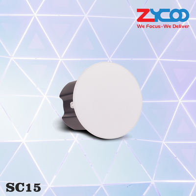 85dB/1m/1W Poe সিলিং স্পিকার সাদা রঙের অ্যাকোস্টিক্স মনো