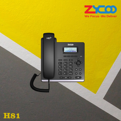 এন্টারপ্রাইজ কর্মচারীদের জন্য DC 5V/0.6A Wifi ডেস্ক ফোন VoIP 4.3W