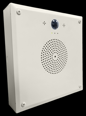 8Ω 10W IP নেটওয়ার্ক স্পিকার স্কয়ার সারফেস মাউন্ট করা স্পিকার